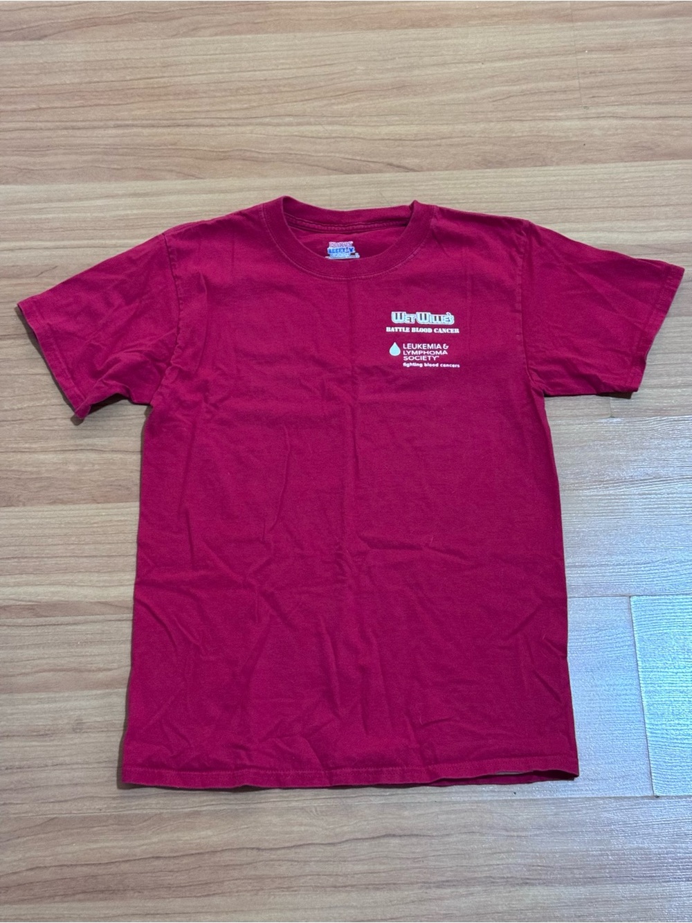 Wet Willie’s Bar Graphic Tee Red Hanes Beefy-T Small